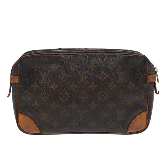 LOUIS VUITTON Monogram Compiegne 28 Clutch Bag - Picture 2 of 15